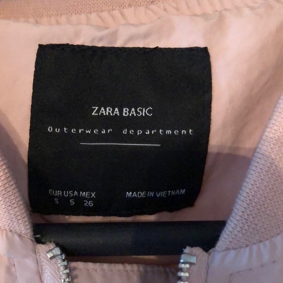 Pink light bomber jacket - Picture 4 of 6